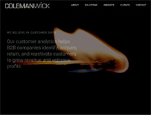 Tablet Screenshot of colemanwick.com